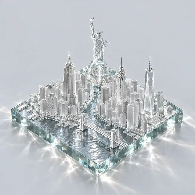 New York in the Frosted Glass style