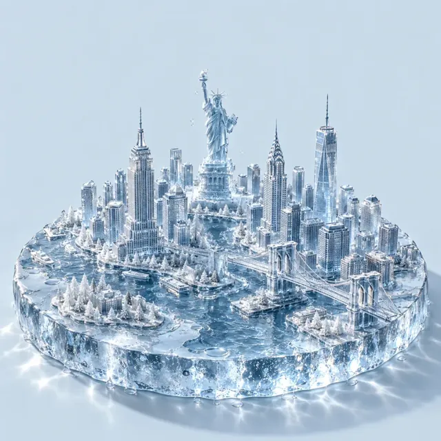 New York in the Ice style
