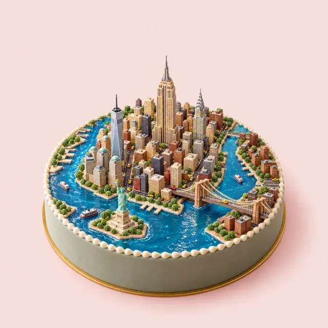 New York in the Pastry style